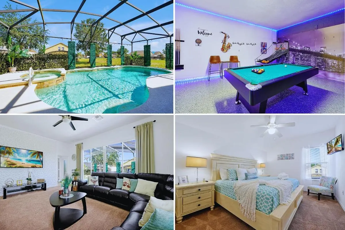 Famous 5 Star Home In Davenport With Game Room